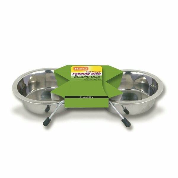 Hartz DOUBLE PET FEEDER SS SLV 32700987763